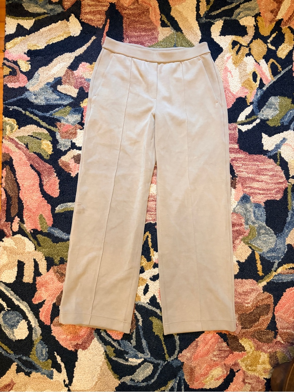 Lululemon Softstreme Wide-Leg Pants in Light Taupe